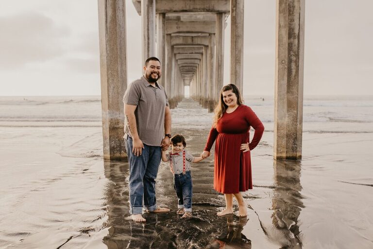 la jolla beach family photoshoot