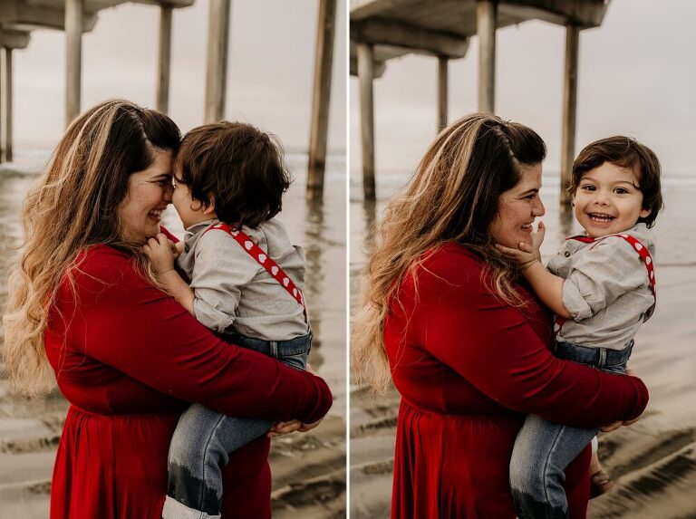 la jolla beach family photoshoot