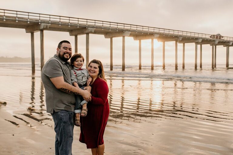 La Jolla Scripps Beach Family Photoshoot