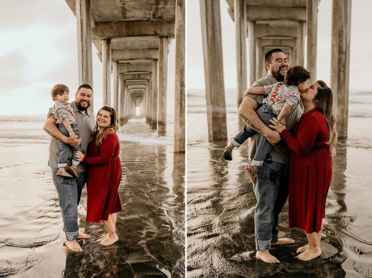 la jolla beach family photoshoot