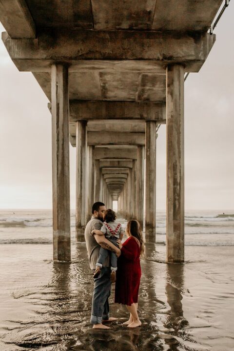 la jolla beach family photoshoot