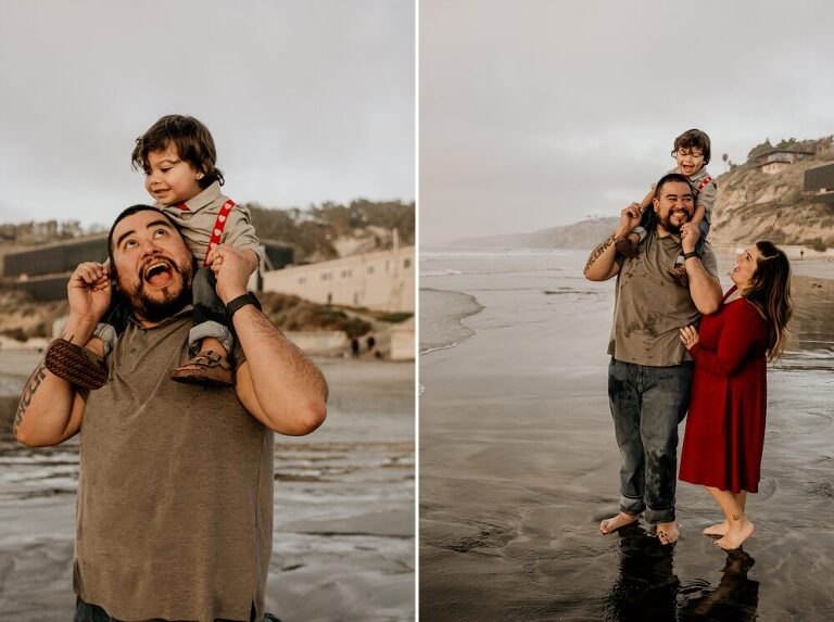 la jolla beach family photoshoot