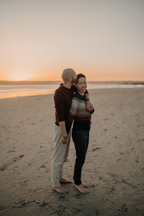 Coronado Beach Sunset Engagement Shoot