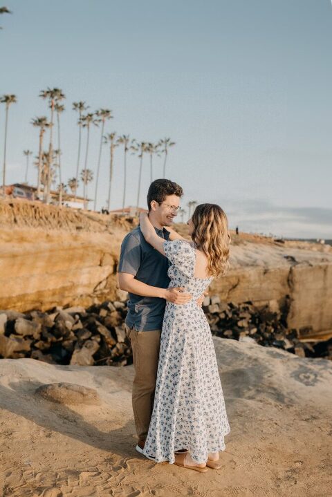 Sunset Cliffs Surprise Proposal Photographer