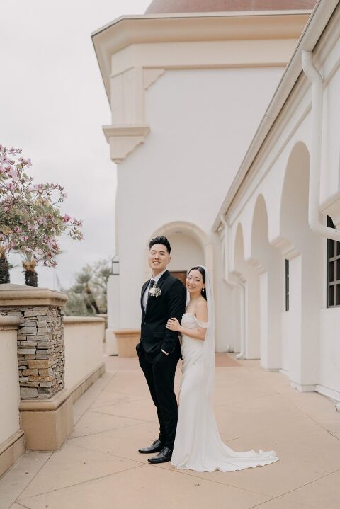 Laguna Hills Civic Center Wedding Photographer Portrait Pose