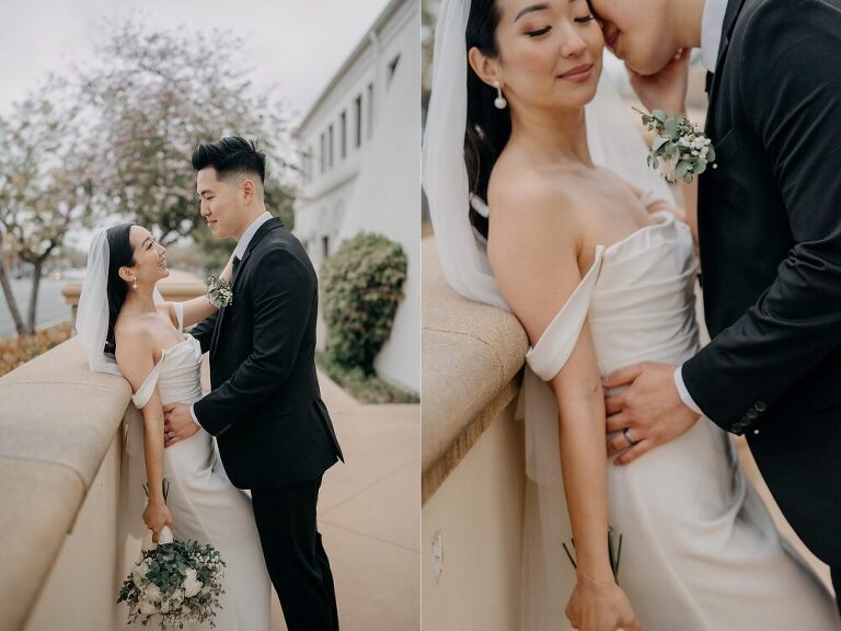 Laguna Hills Civic Center Wedding Photographer Portrait Pose