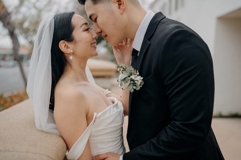 Laguna Hills Civic Center Wedding Photographer Portrait Pose