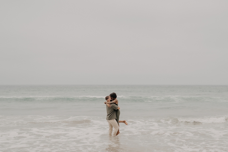 Torrey Pines Beach Surprise Proposal Photographer