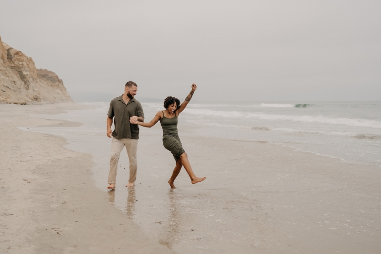 Torrey Pines Beach Engagement Shoot