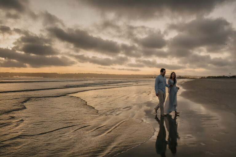 Coronado Beach Proposal Photoshoot